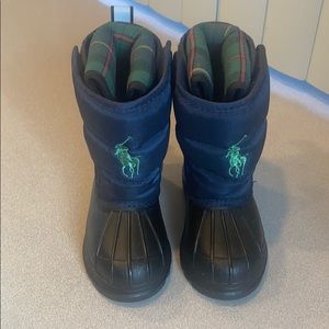 POLO by Ralph Lauren Navy snow boots